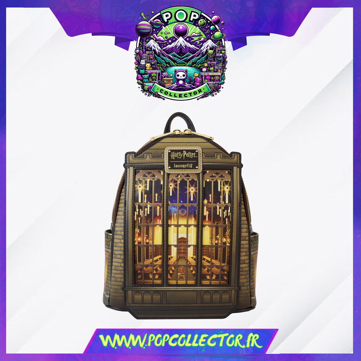 funko pop harry potter mini backpacks Harry Potter Light Up Mini Backpack Loungefly – Pop Collector / Magasin Funko  Pop & Loungefly