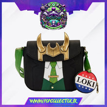 Load image into Gallery viewer, Marvel Loungefly Mini Sac A Dos Loki for President Cosplay
