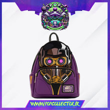 Load image into Gallery viewer, Marvel Loungefly Mini Sac A Dos What If...? Star-Lord T’challa Cosplay Glow