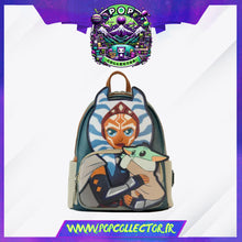 Load image into Gallery viewer, Star Wars The Mandalorian Ahsoka Holding Grogu Loungefly