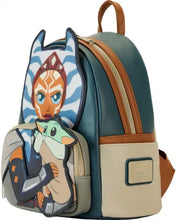 Load image into Gallery viewer, Star Wars The Mandalorian Ahsoka Holding Grogu Loungefly
