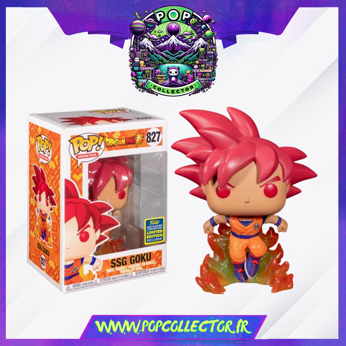 Funko Pop DBZ Dragon Ball Z 827 SSG Goku