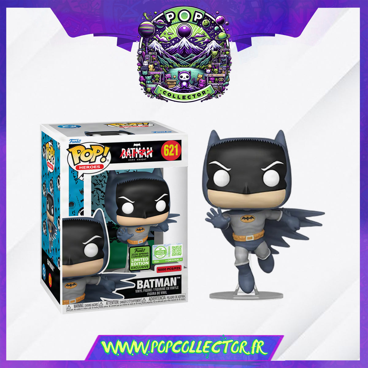 ファンコポップ　アメコミ　バットマン 621　世界5000個限定 Funko Pop Dc Batman 621 Batman Limited 5000 Pieces – Pop Collector