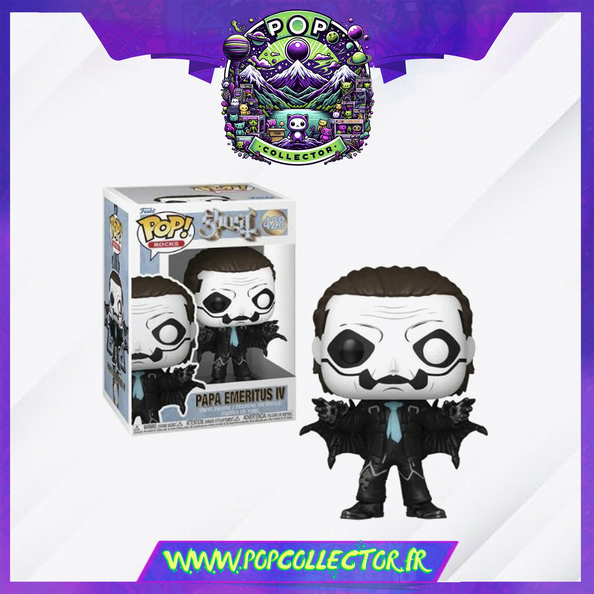 Funko Pop 428 Ghost Papa Emeritus 4 Bat - Pop Collector / Magasin Funko ...