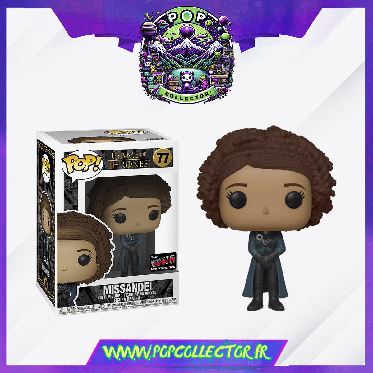 Funko Pop GOT Game Of Throne 77 Missandei Comic Con – Pop