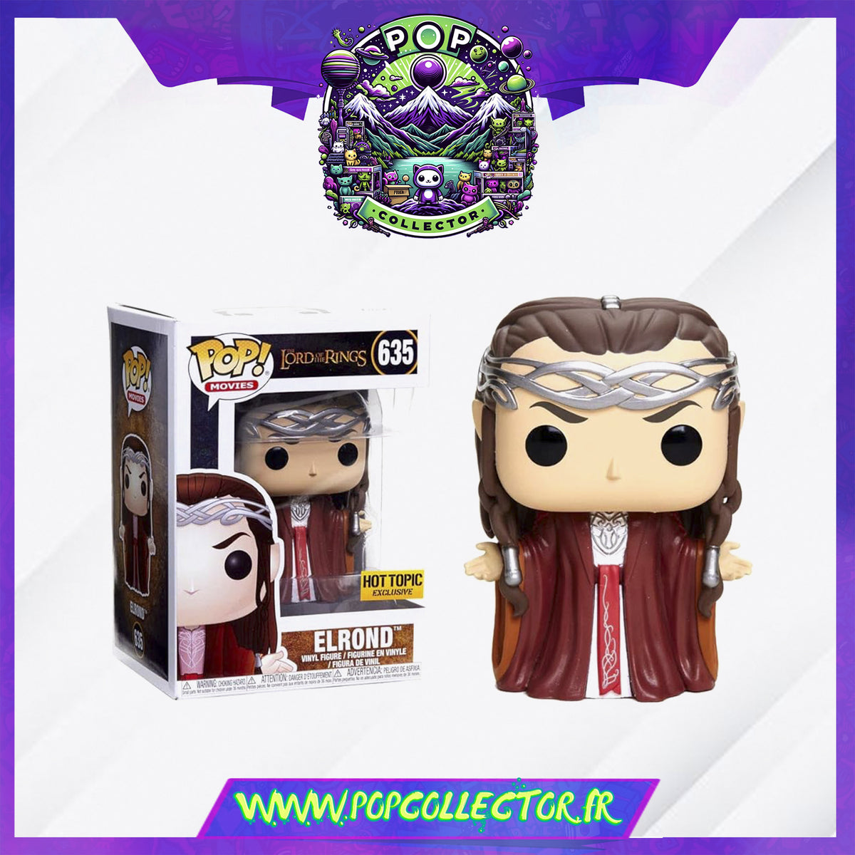 Funko Pop! Vinyl The Lord of the Rings Elrond Hot Topic
