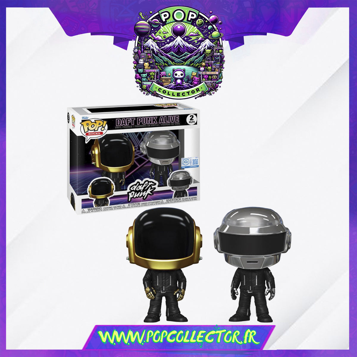 Funko Pop Rock Music Daft Punk Alive - Pack – Pop Collector