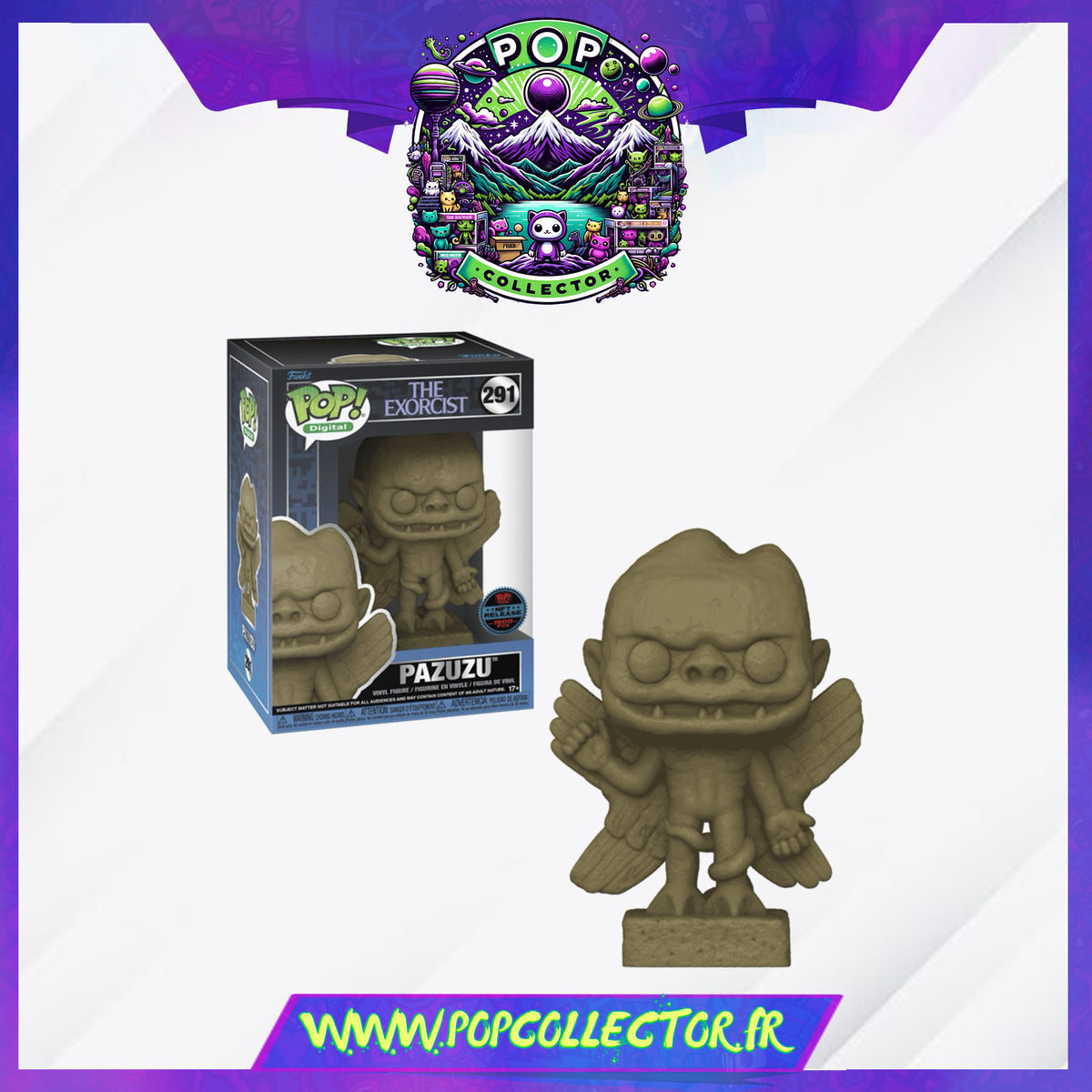 Funko Pop NFT Horror Serie 2 - 291 Pazuzu -1900 Pieces – Pop