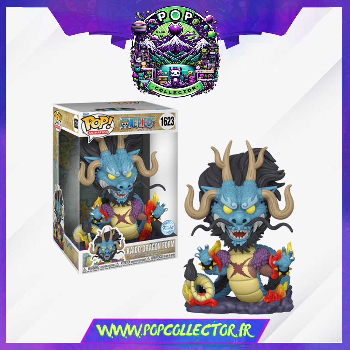 Funko POP! ONE PIECE カイドウ 龍形態 1623 Funko Pop One Piece 1623 Kaido as Dragon – Pop Collector / Magasin