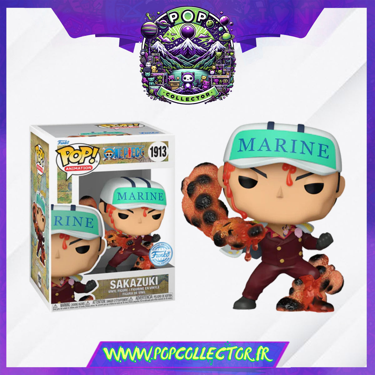 Funko Pop One Piece 1913 Sazazuki – Pop Collector / Magasin Funko