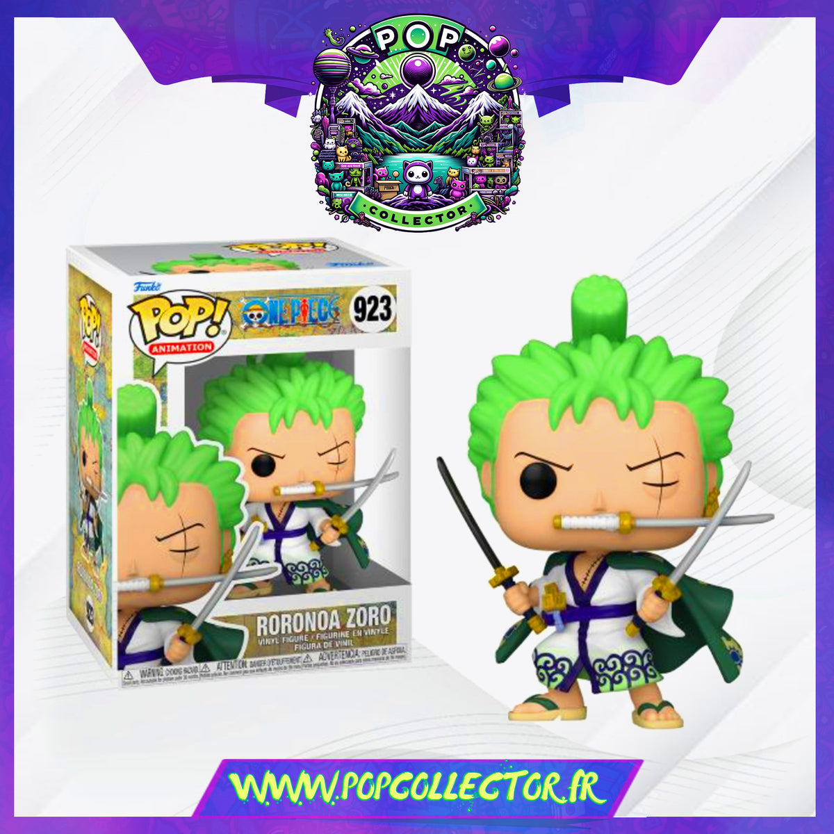 Funko Pop One Piece 923 Roronoa Zoro – Pop Collector Magasin