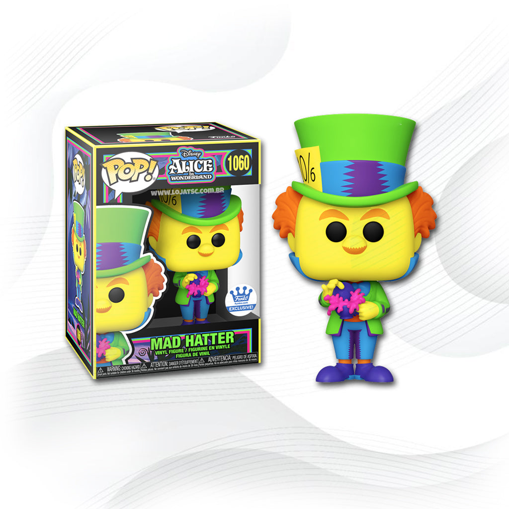 Funko Pop Blacklight Alice Mad Hatter 1060 Pop Collector / Magasin