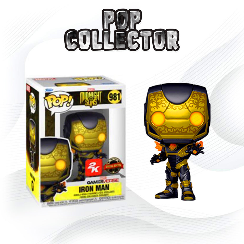 Funko Pop Marvel Iron Man 981 Midnight Suns Exclusive Pop Collector