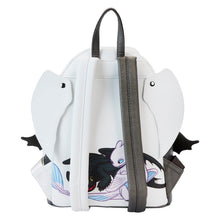 Lade das Bild in den Galerie-Viewer, How to Train Your Dragon Light &amp; Night Fury Cosplay Mini Backpack Loungefly
