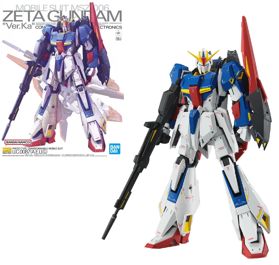 GUNDAM - MG 1/100 ZETA Gundam Ver. Ka - Model Kit – Pop Collector