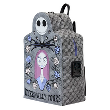 Carica l&#39;immagine nel visualizzatore di Gallery, Nightmare Before Christmas Jack &amp; Sally Eternally Yours Tombstone Mini Backpack Loungefly

