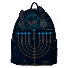 Load image into Gallery viewer, Stitch Hanukkah Menorah Light Up Mini Backpack Loungefly
