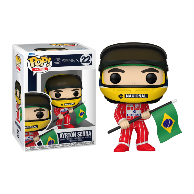 Funko Pop F1 21 Ayrton Senna Brazilian Flag PRECOMMANDE 11/26