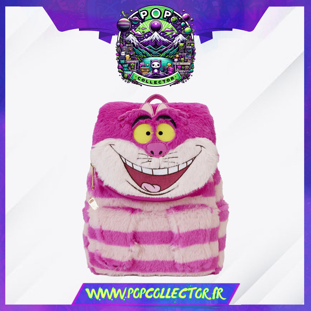 Alice In Wonderland Cheshire Cat Plush Light Up Mini Backpack Loungefly