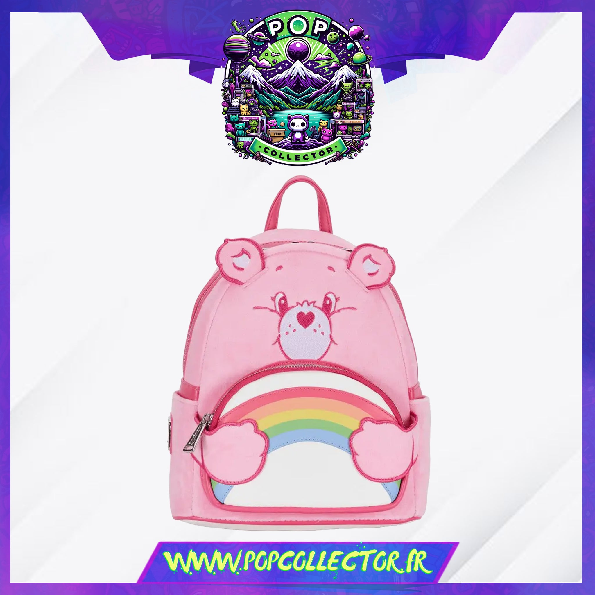 Loungefly outlet Care Bears Cheer Bear 40th Anniversary Mini Backpack