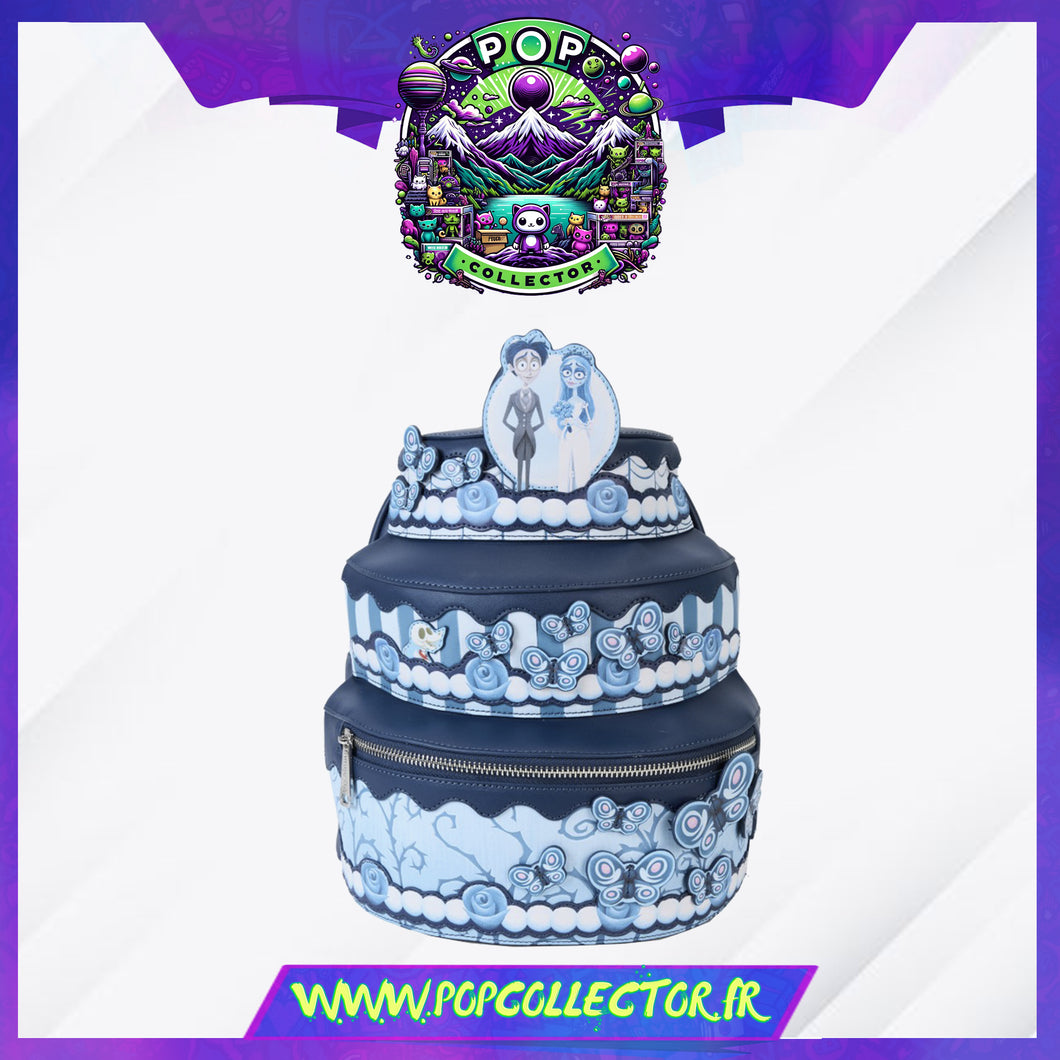 Corpse Bride Wedding Cake Figural Mini Backpack Loungefly