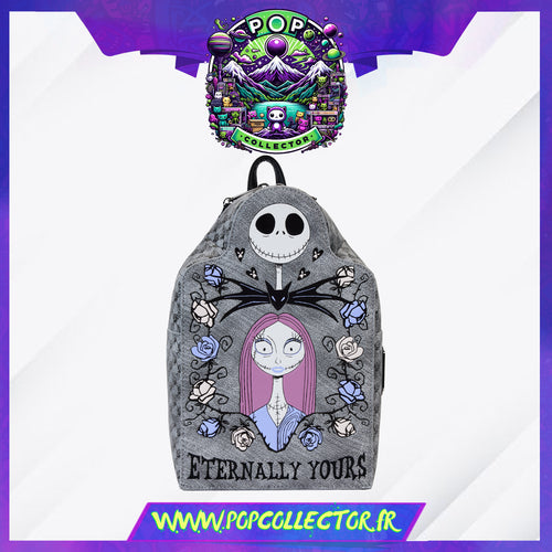 Nightmare Before Christmas Jack & Sally Eternally Yours Tombstone Mini Backpack Loungefly