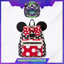 Carica l&#39;immagine nel visualizzatore di Gallery, Minnie Mouse Rocks the Dots Classic Mini Backpack Loungefly
