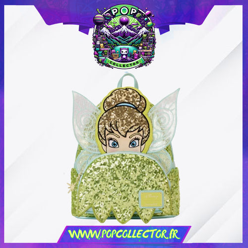 Peter Pan Tinker Bell Sequin Cosplay Mini Backpack Loungefly