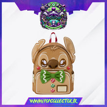 Load image into Gallery viewer, Stitch Scented Gingerbread Cosplay Mini Backpack Loungefly
