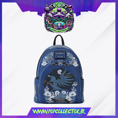 Harry Potter Ravenclaw House Floral Tattoo Mini Backpack Loungefly