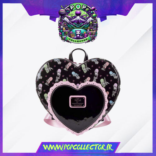 Valfré Lucy Tattoo Double Heart Mini Backpack Loungefly