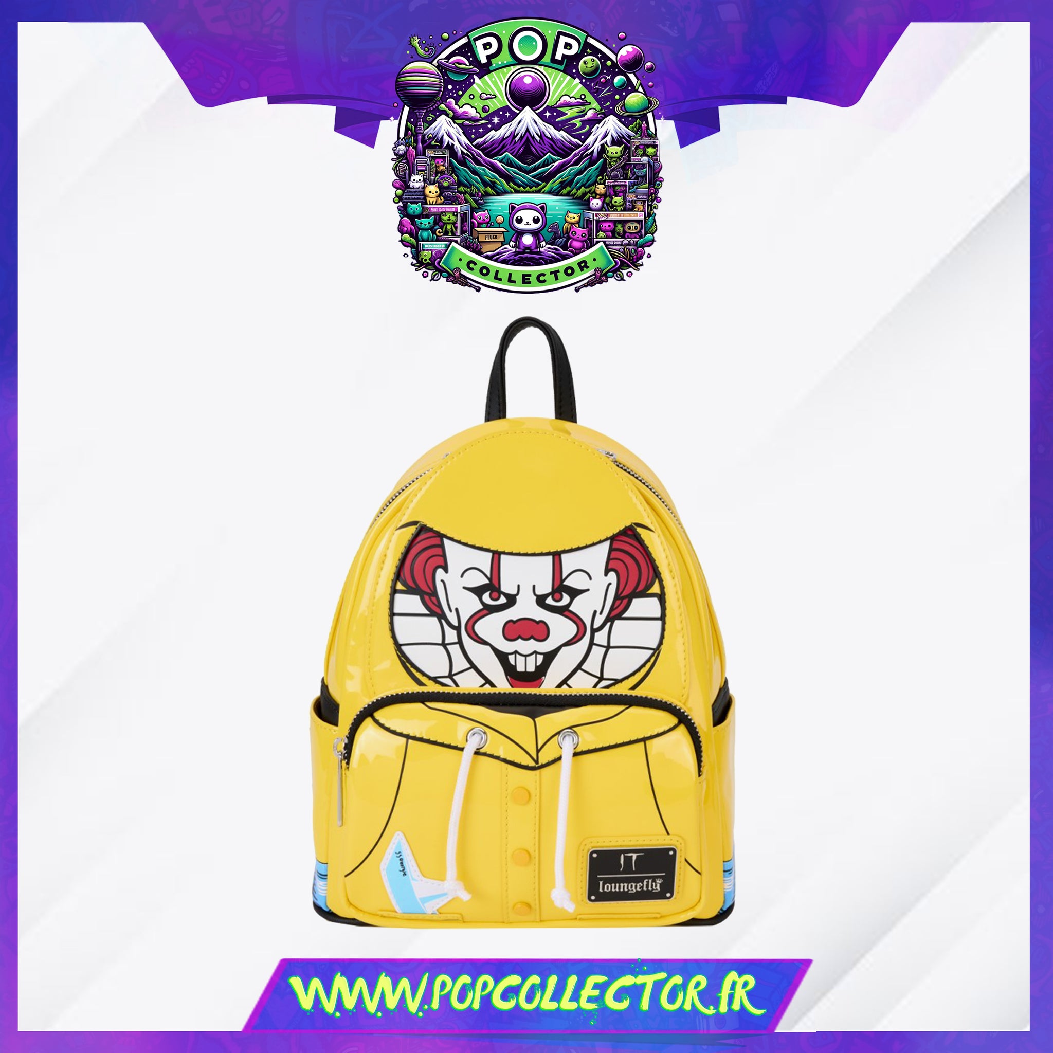 It Pennywise Raincoat Cosplay Glow Mini Backpack Loungefly It Pennywise Raincoat Cosplay Glow Mini Backpack Loungefly