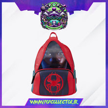 Charger l&#39;image dans la galerie, Marvel Loungefly Mini Sac A Dos Spiderverse Miles Morales Hoody Cosplay
