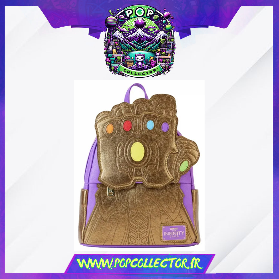 Marvel Loungefly Mini Sac A Dos Thanos Gauntlet