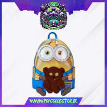 Cargar imagen en el visor de la galería, Despicable Me Minions Bob Iridescent Cosplay Mini Backpack Loungefly
