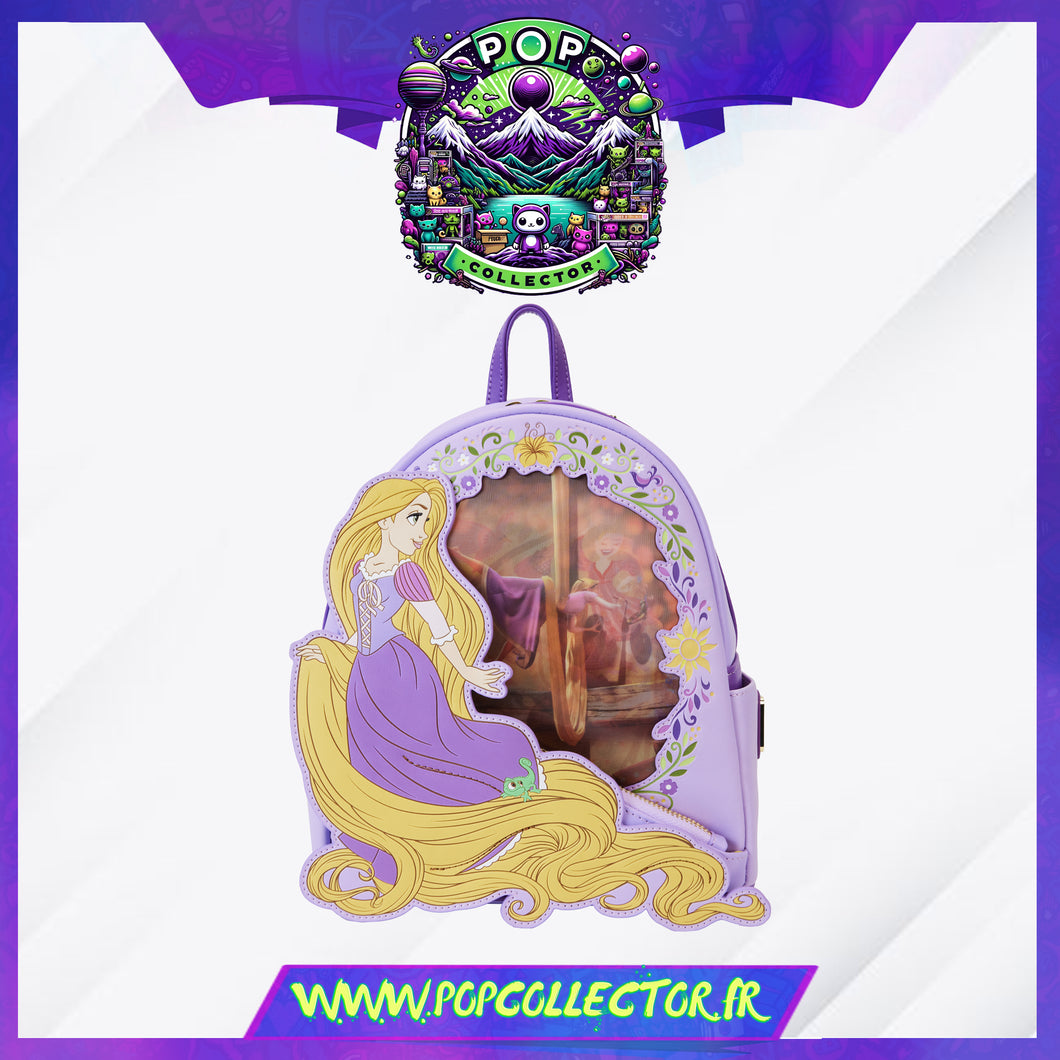 Princess Rapunzel Lenticular Mini Backpack Loungefly