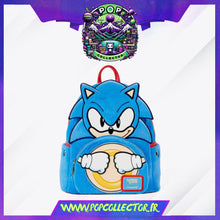 Charger l&#39;image dans la galerie, Sonic the Hedgehog Classic Cosplay Plush Mini Backpack Loungefly
