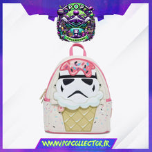 Load image into Gallery viewer, Star Wars by Loungefly sac à dos Mini Stormtrooper Ice Cream

