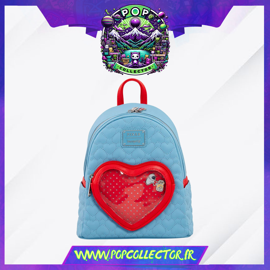 Wall-E Heart Pin Display Mini Backpack Loungefly