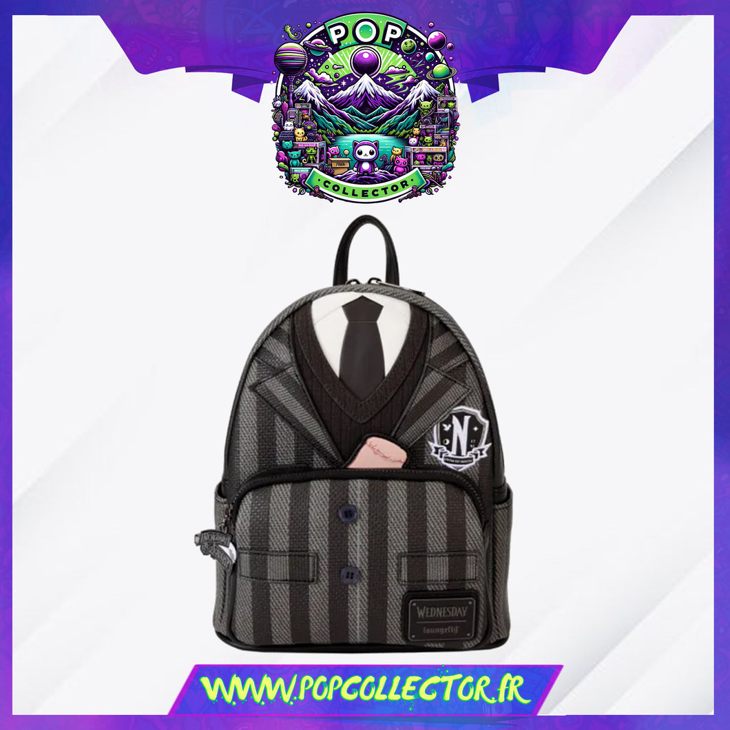 Wednesday Nevermore Academy Cosplay Mini Backpack Loungefly