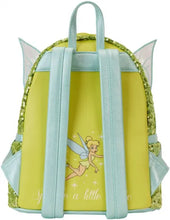 Charger l&#39;image dans la galerie, Peter Pan Tinker Bell Sequin Cosplay Mini Backpack Loungefly
