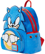 Charger l&#39;image dans la galerie, Sonic the Hedgehog Classic Cosplay Plush Mini Backpack Loungefly
