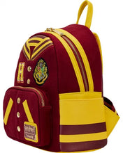 Charger l&#39;image dans la galerie, Harry Potter Hogwarts Crest Varsity Jacket Mini Backpack Loungefly
