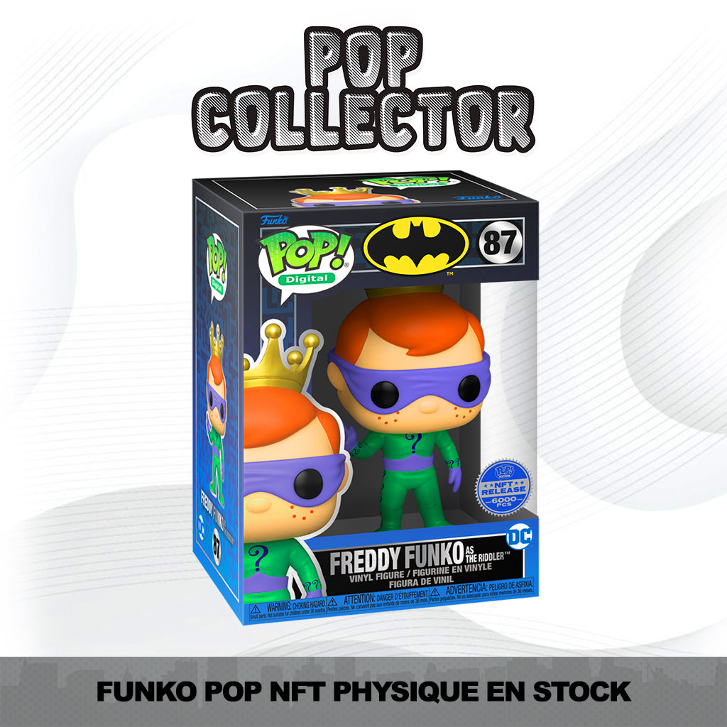 Funko POP! Digital Freddy Funko buy as The Riddler 87 with Popshield