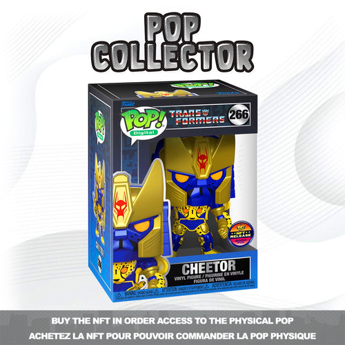 Funko Pop NFT Transformers - 266 Cheetor - 2000 Pieces