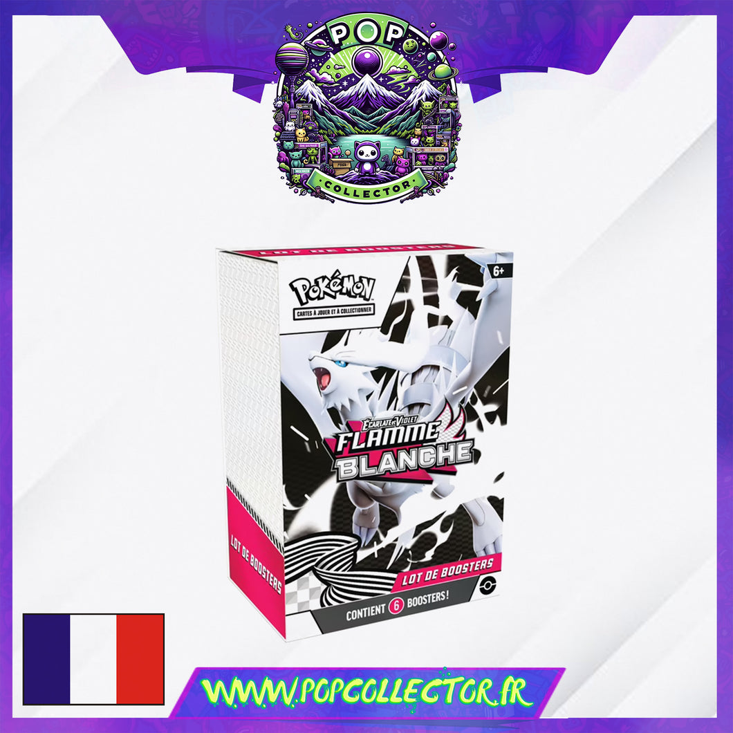 Pokémon Bundle 6 Booster EV10.5 Flamme Blanche Francais