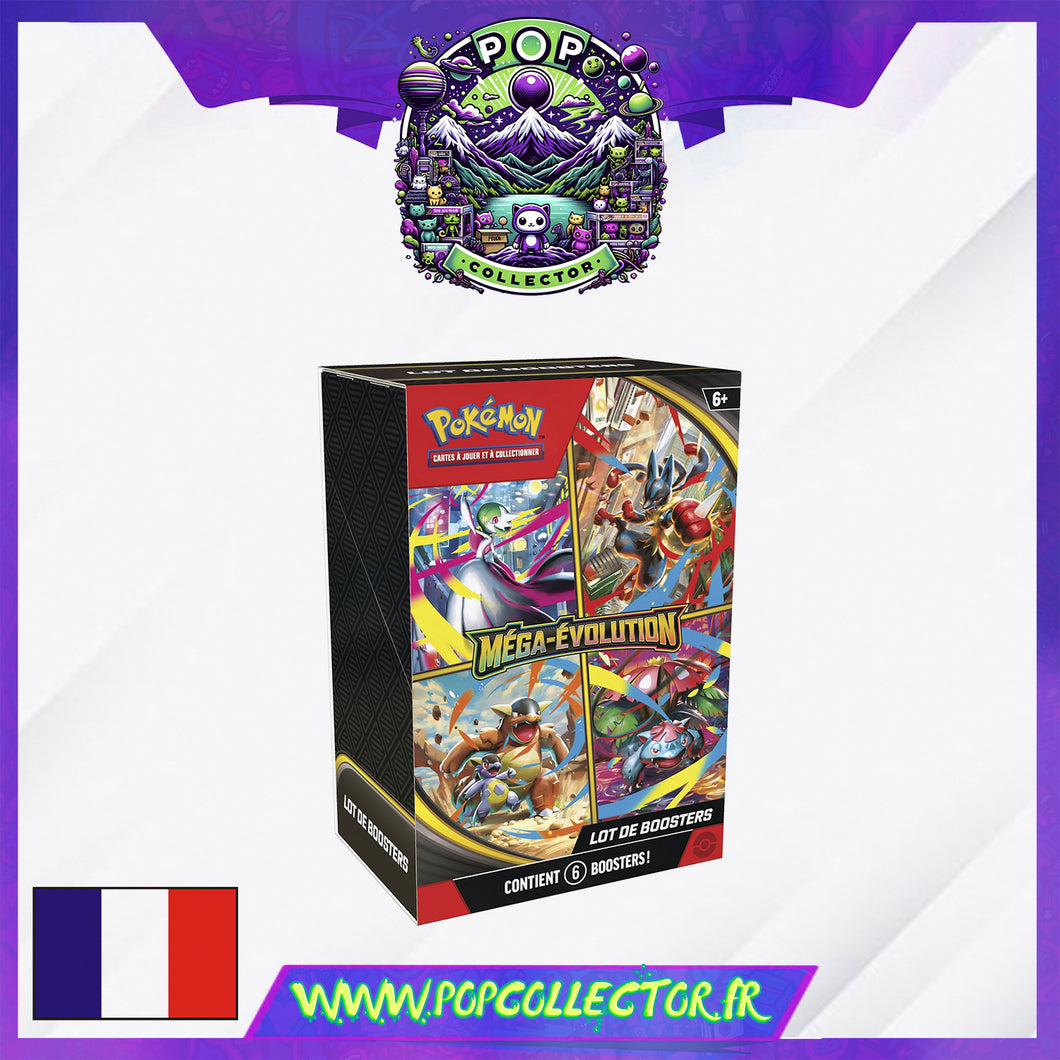 Pokémon Bundle 6 Booster ME01 Mega Evolution Francais