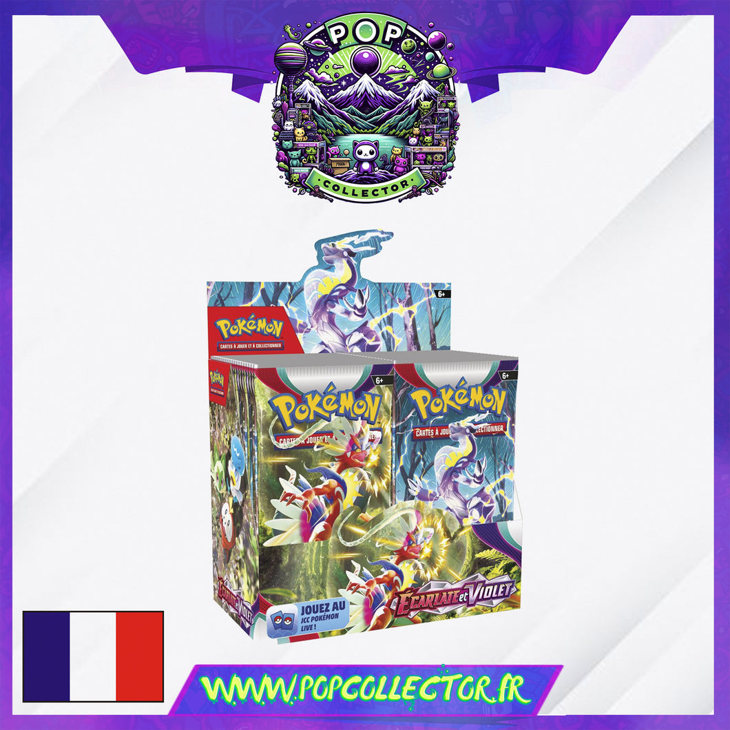 Pokémon Display / Boite de 36 Boosters EV01 : Ecarlate Et Violet