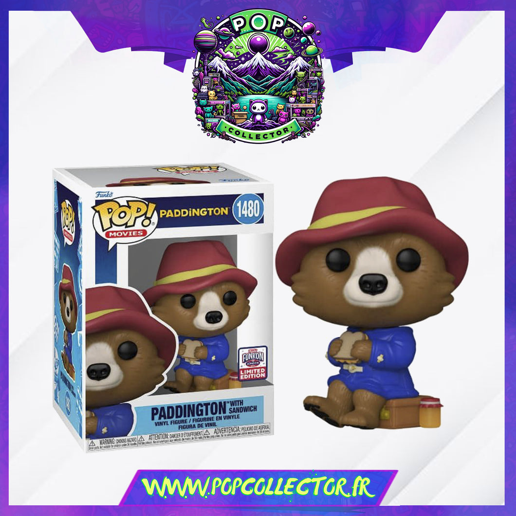 Funko Pop Paddington 1480 With Sandwich