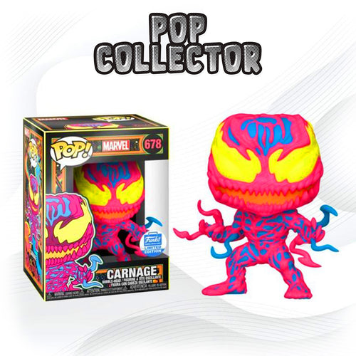 Funko Pop Blacklight Marvel 678 Carnage